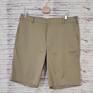 Nike Men's Khaki Flat Front Shorts